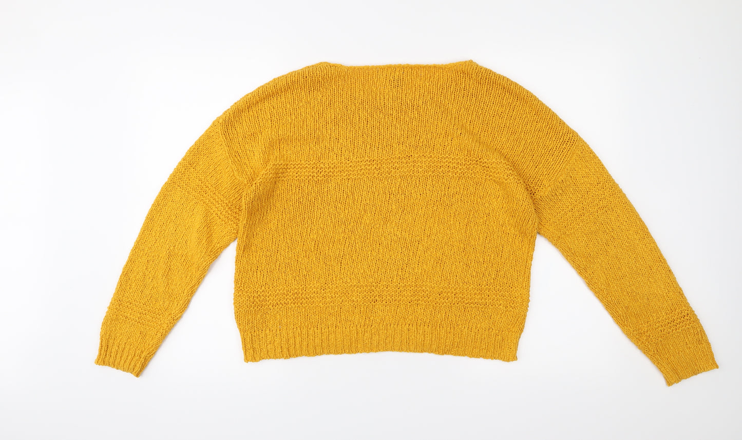Primark Womens Yellow   Pullover Jumper Size 12