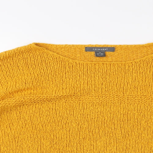 Primark Womens Yellow   Pullover Jumper Size 12