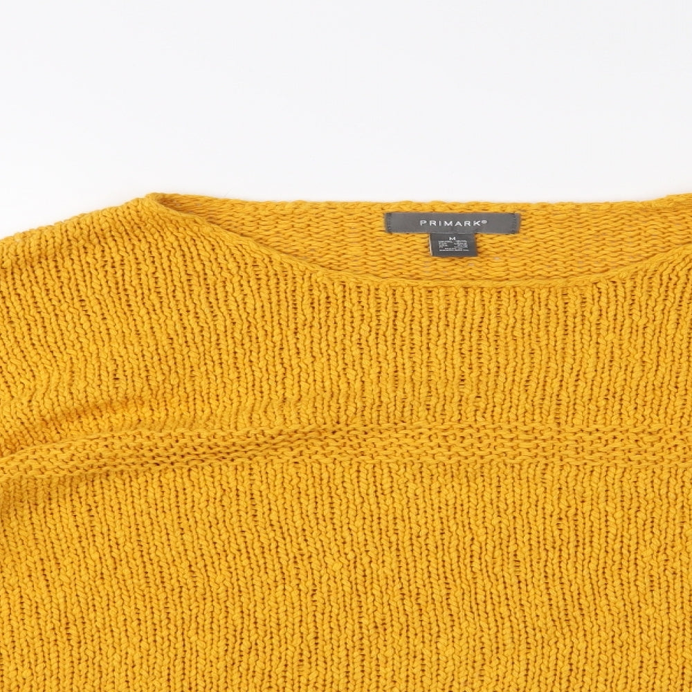 Primark Womens Yellow   Pullover Jumper Size 12