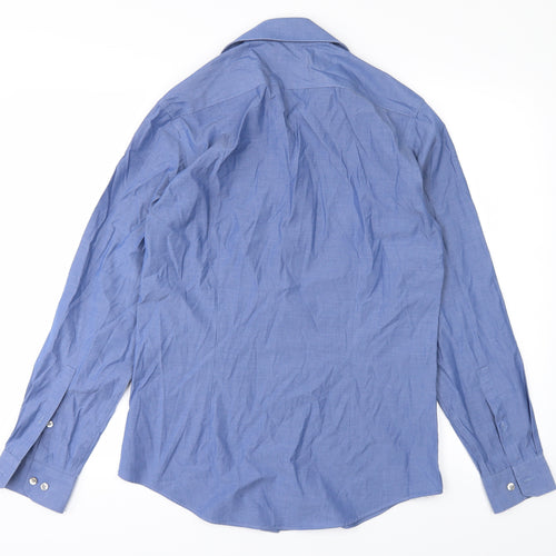 DKNY Mens Blue    Dress Shirt Size 34