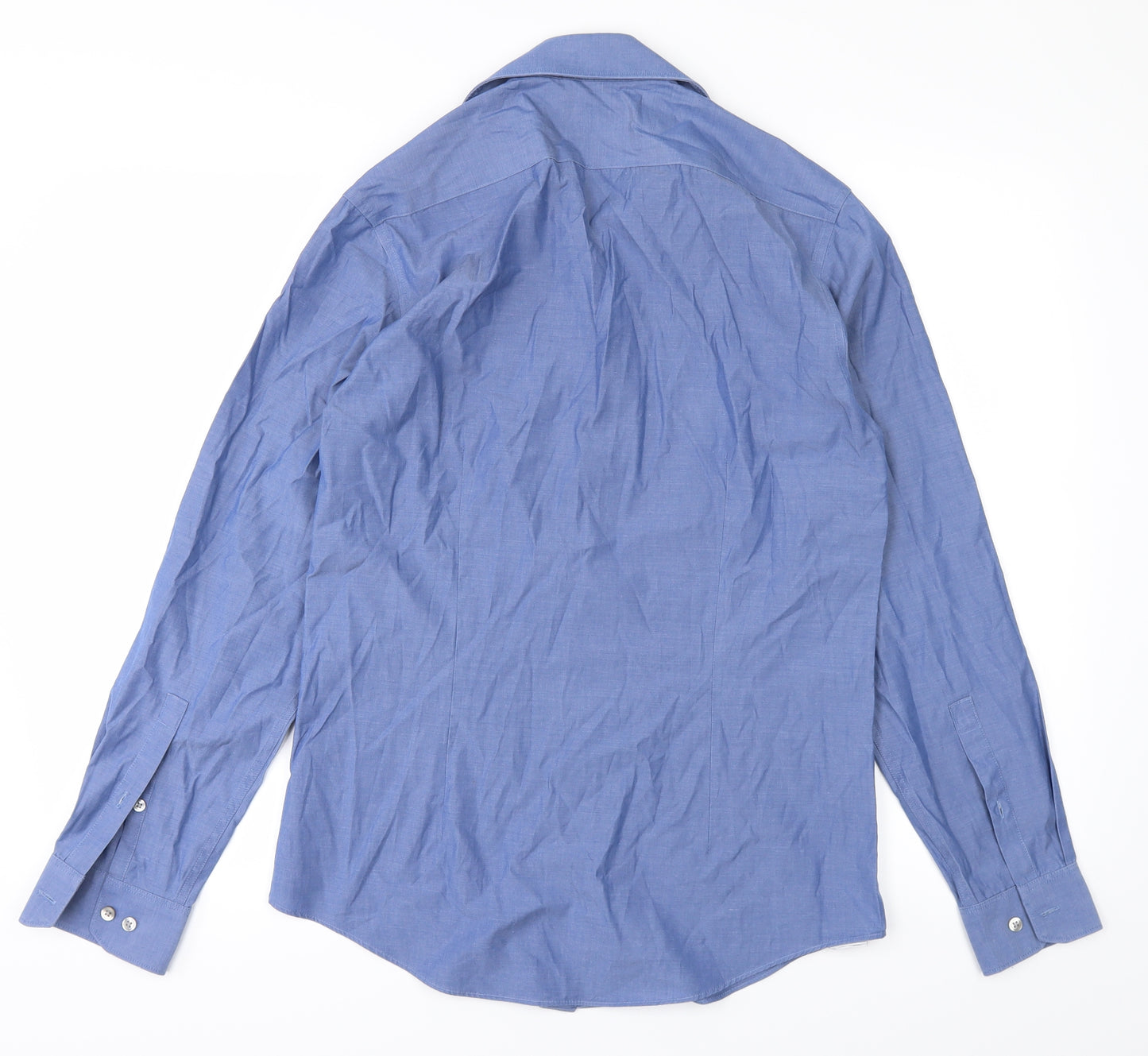 DKNY Mens Blue    Dress Shirt Size 34