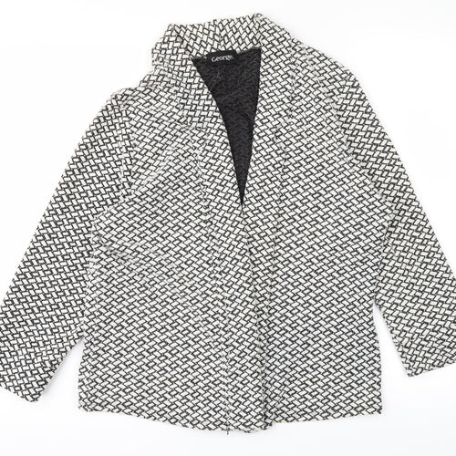 George Womens White   Jacket  Size 14