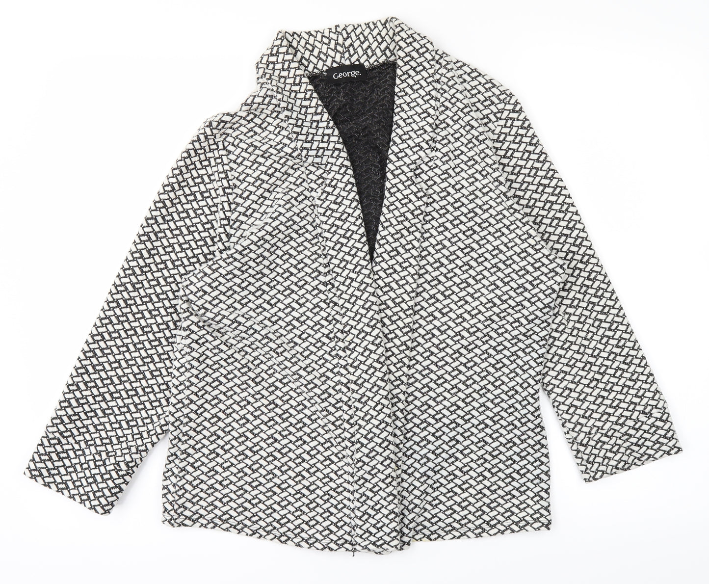 George Womens White   Jacket  Size 14