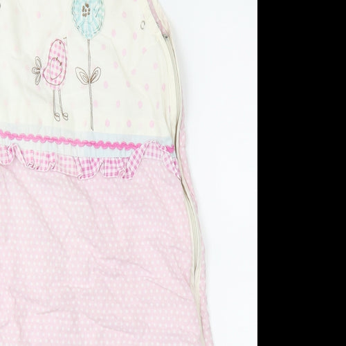 NEXT Girls Pink Polka Dot  Capri One Piece Size 6-9 Months