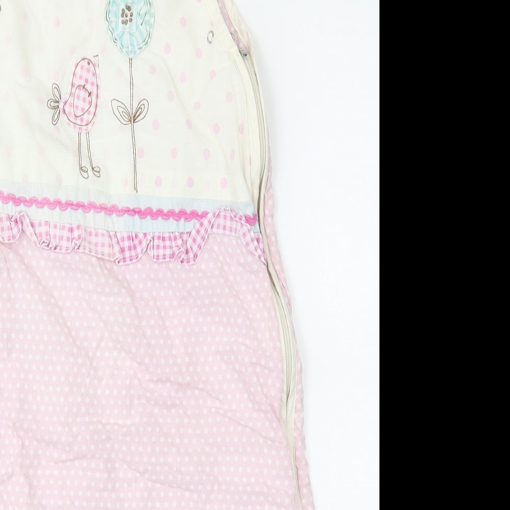 NEXT Girls Pink Polka Dot  Capri One Piece Size 6-9 Months