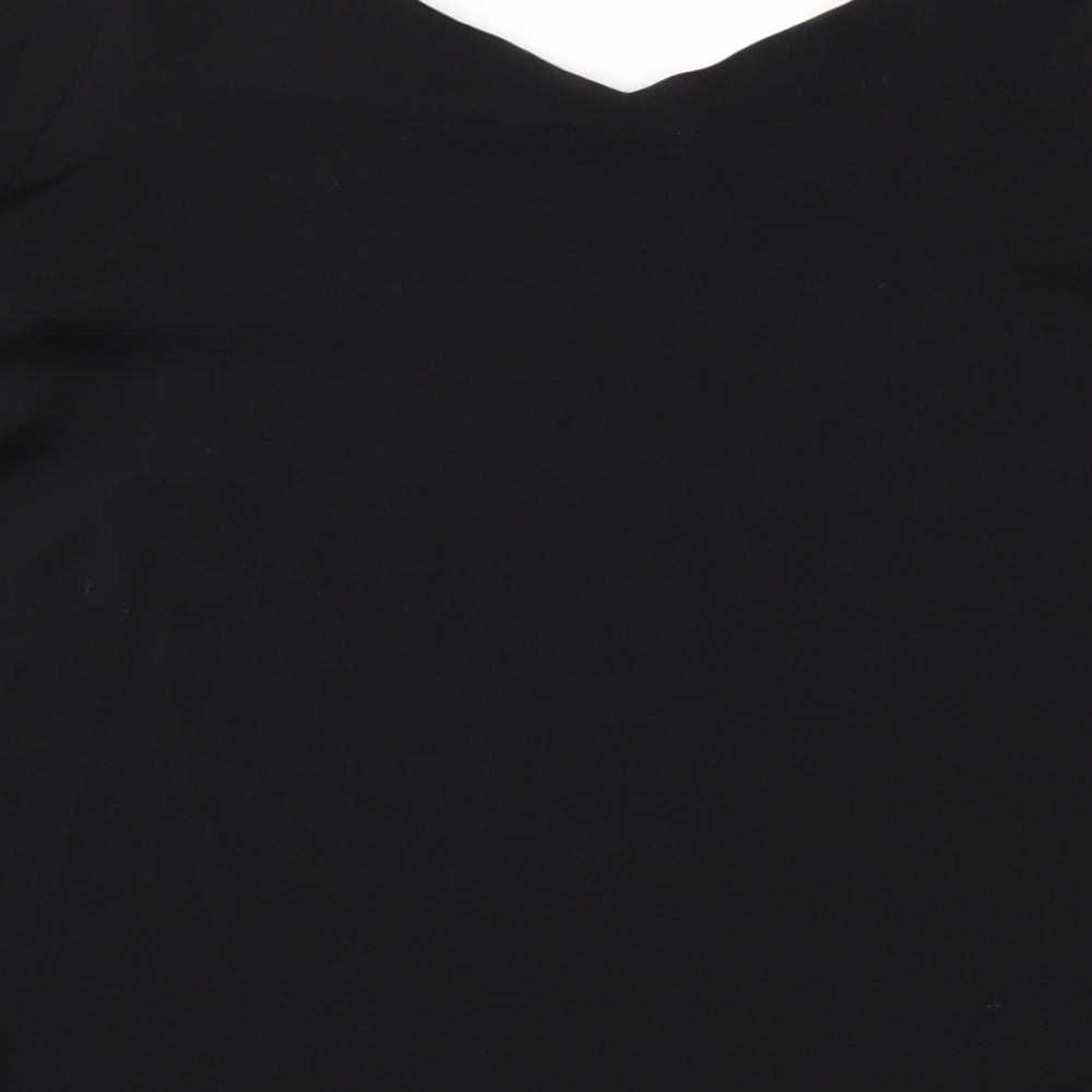 H&M Womens Black   Basic Blouse Size 8