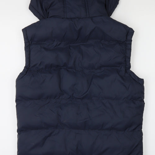 Cedar Wood State Mens Blue   Puffer Jacket Waistcoat Size S