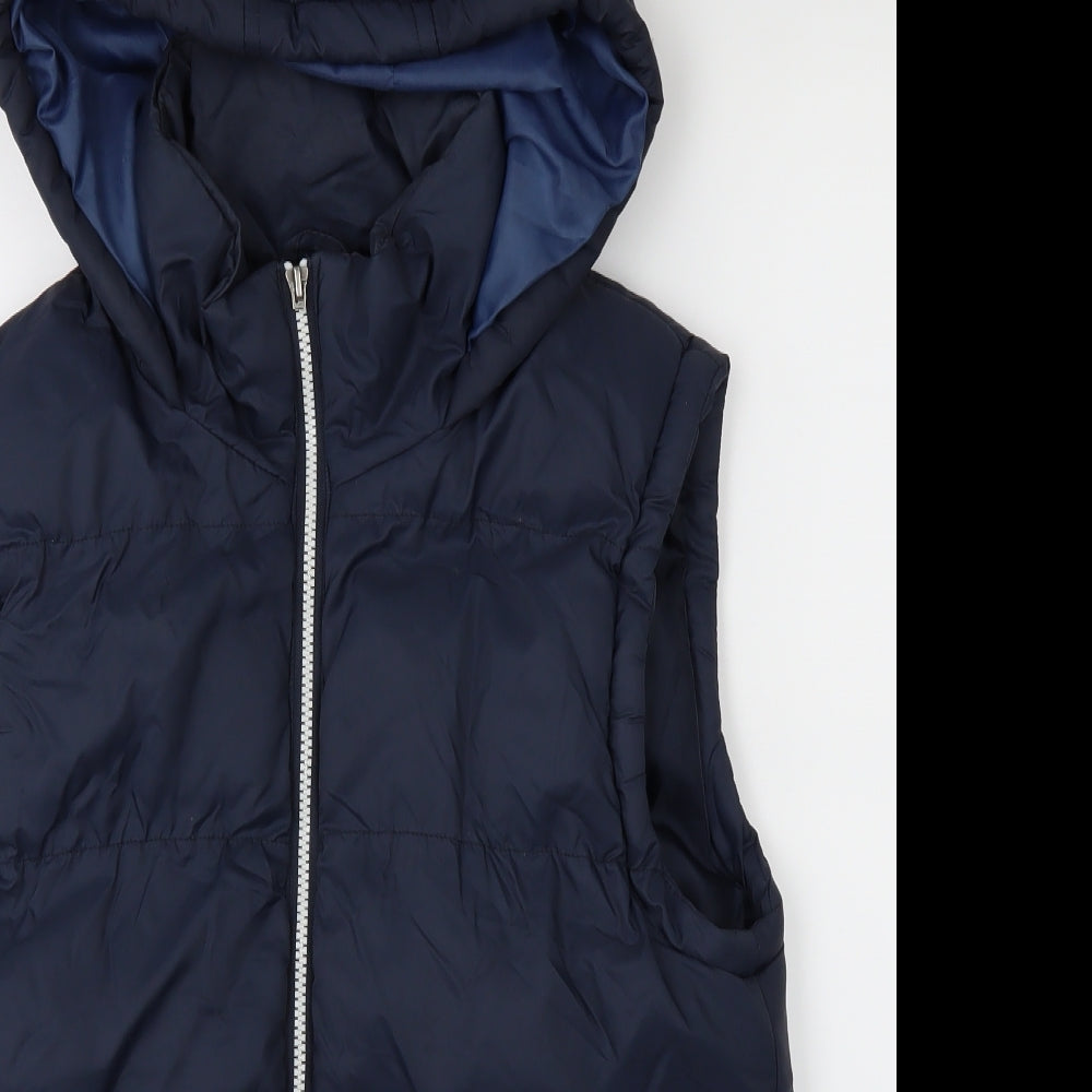 Cedar Wood State Mens Blue   Puffer Jacket Waistcoat Size S