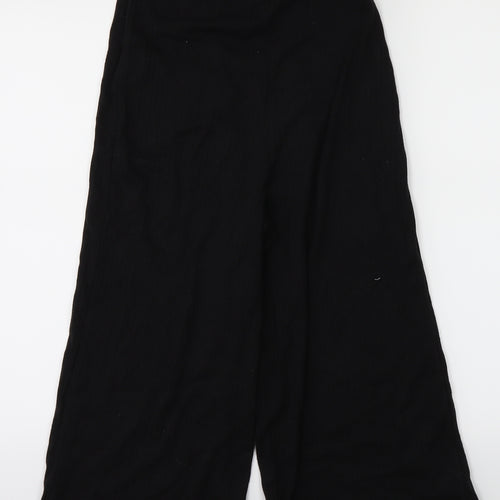 Missguided Womens Black   Trousers  Size 6 L20 in