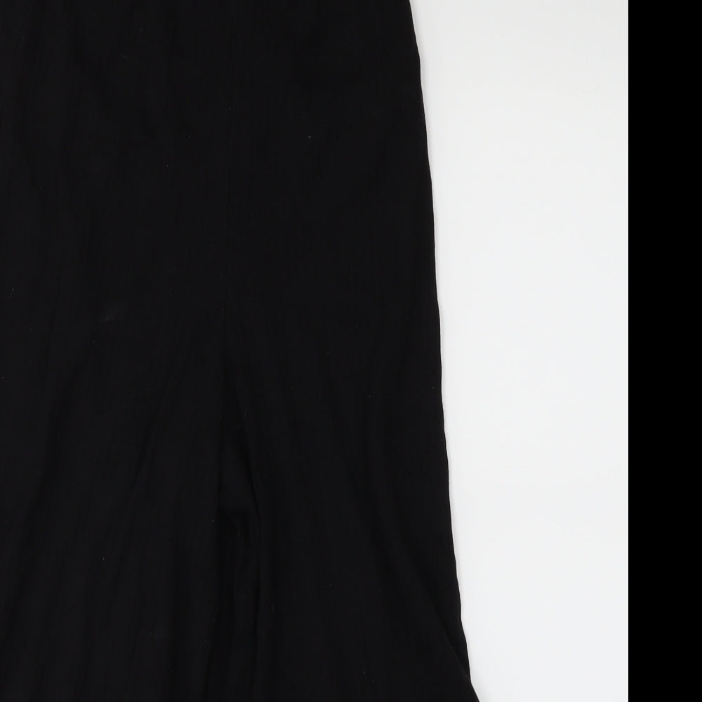 Missguided Womens Black   Trousers  Size 6 L20 in