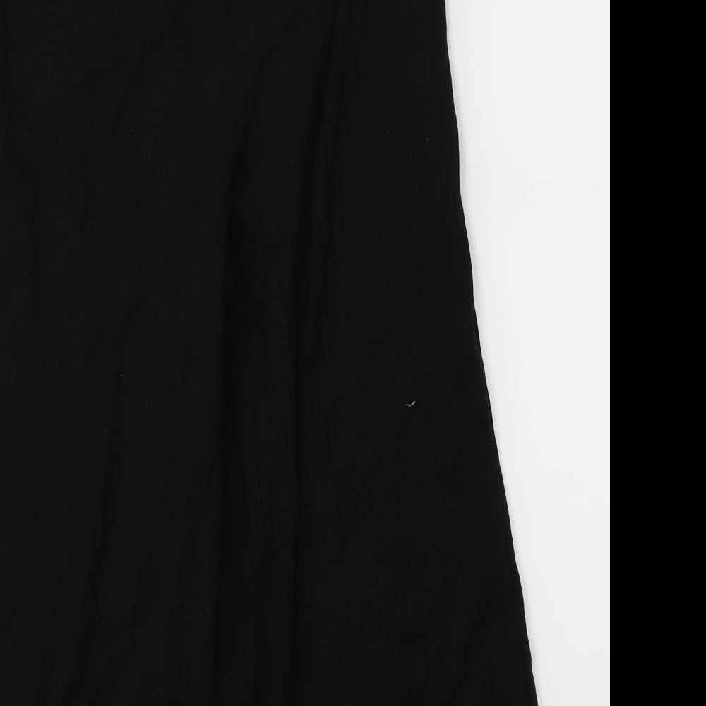 Missguided Womens Black   Trousers  Size 6 L20 in