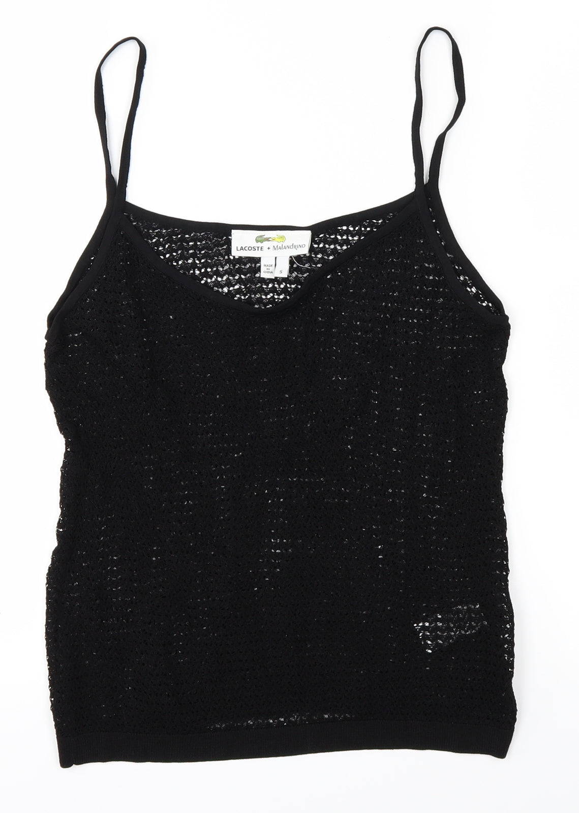 Lacoste Womens Black   Basic T-Shirt Size S