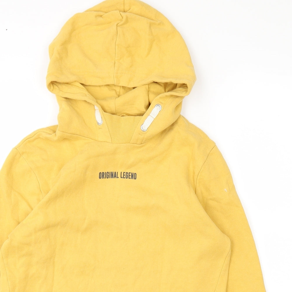 River Island Girls Yellow   Pullover Hoodie Size 11-12 Years
