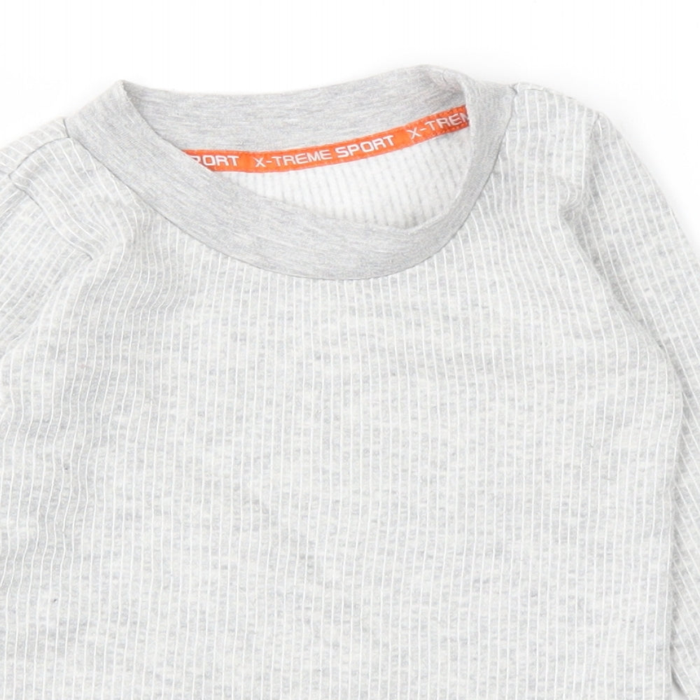 Marks and Spencer Boys Grey   Basic T-Shirt Size 4-5 Years