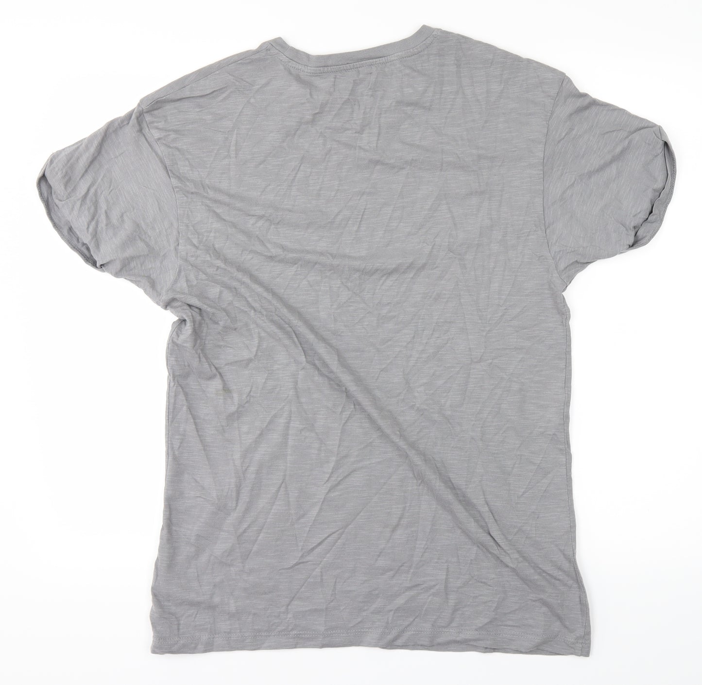 Topman Mens Grey    T-Shirt Size L