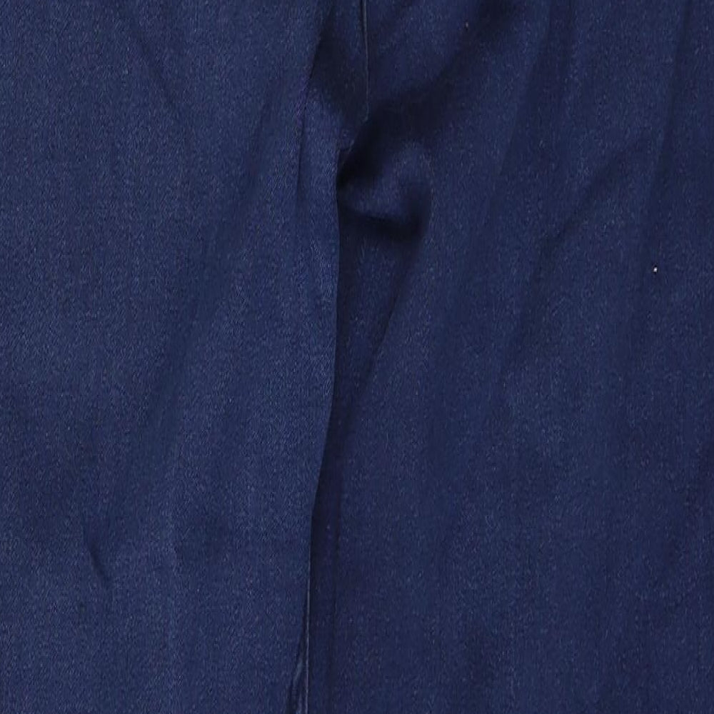 PERUNA Womens Blue  Denim Straight Jeans Size 14 L30 in