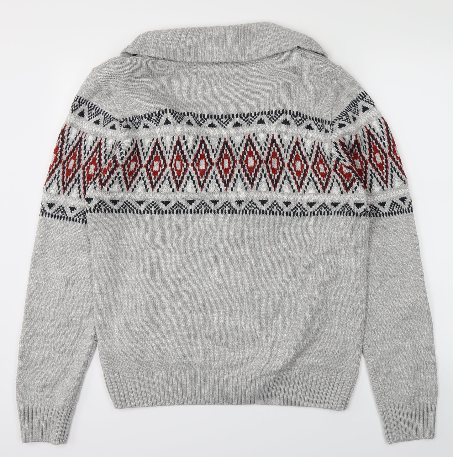 New Look Mens Grey   Cardigan Jumper Size M