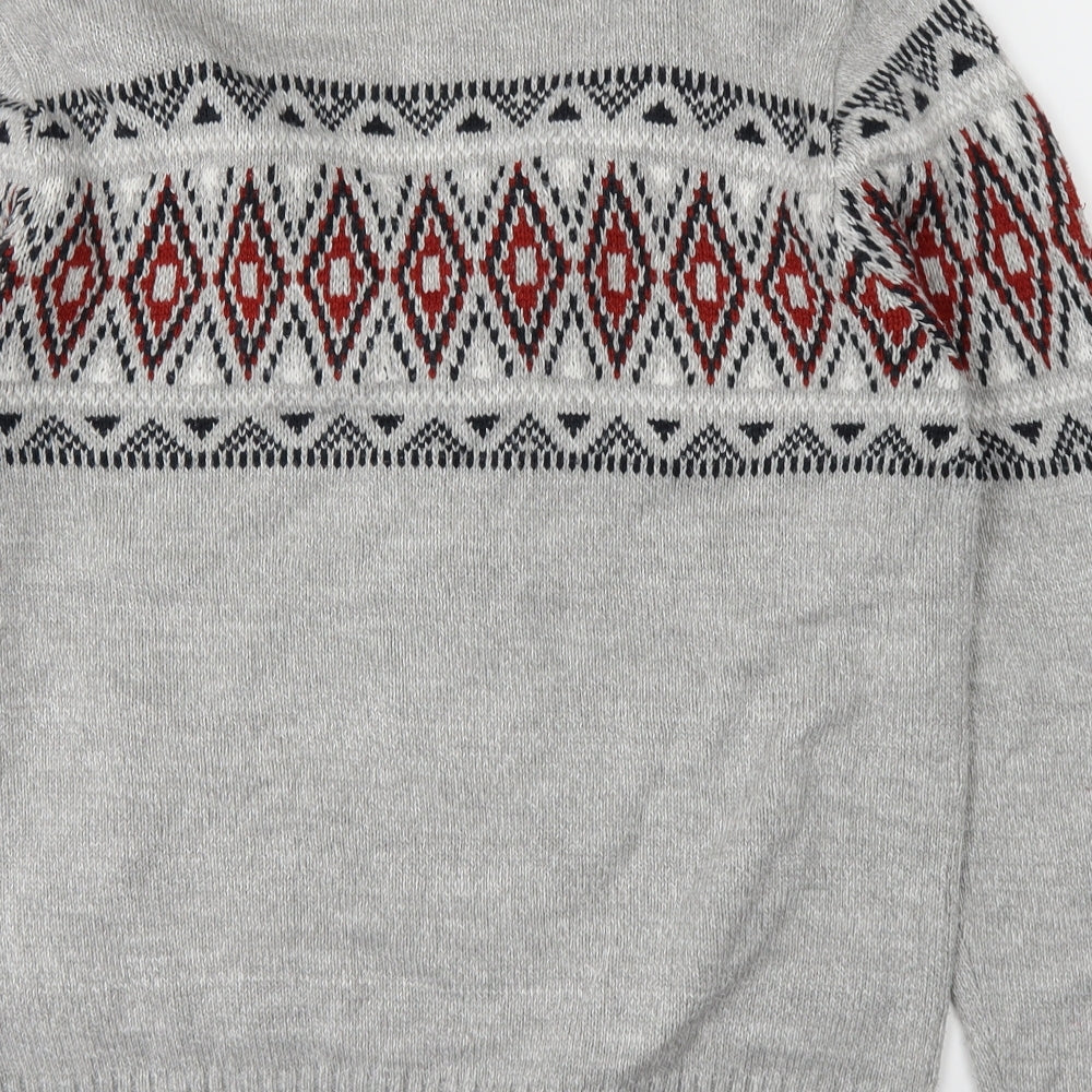 New Look Mens Grey   Cardigan Jumper Size M