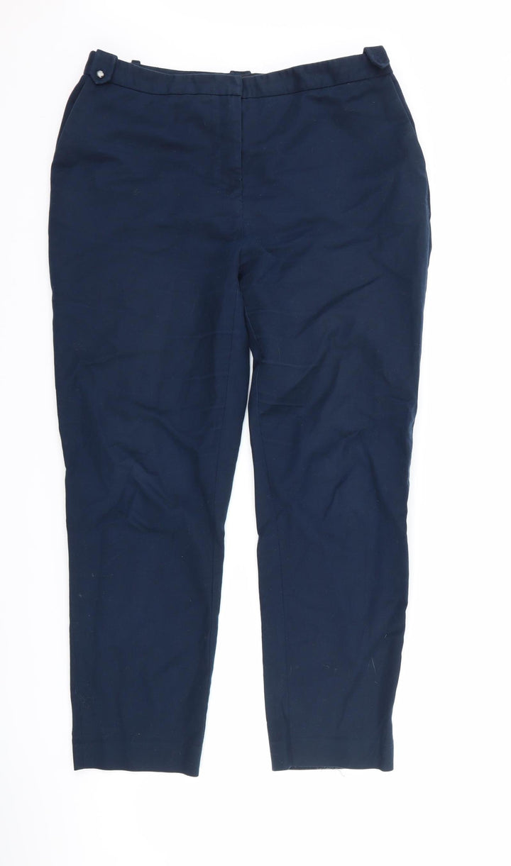 Cortefiel Womens Blue Trousers Size 34 L26 in