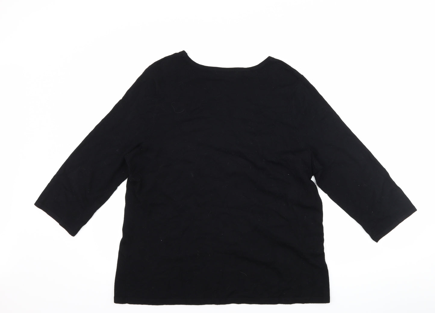 bm Collection Womens Black   Pullover Jumper Size M