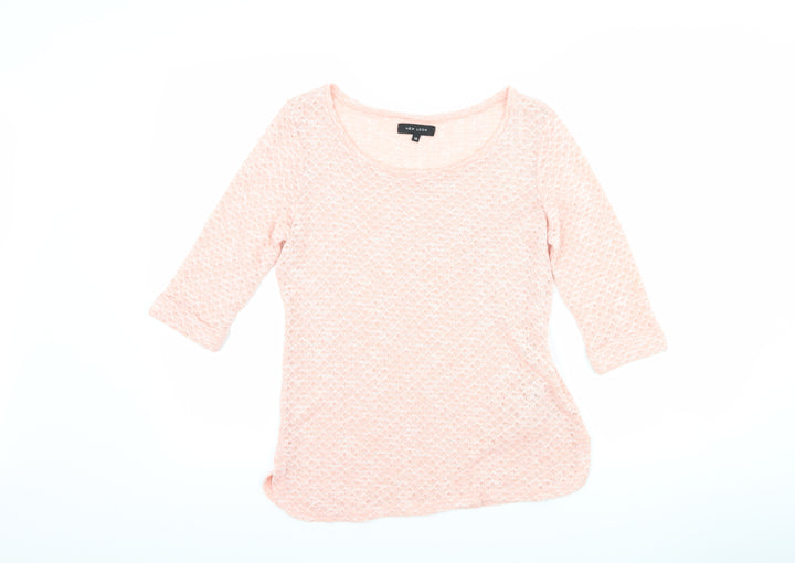 New Look Womens Pink Pullover Jumper Size 10