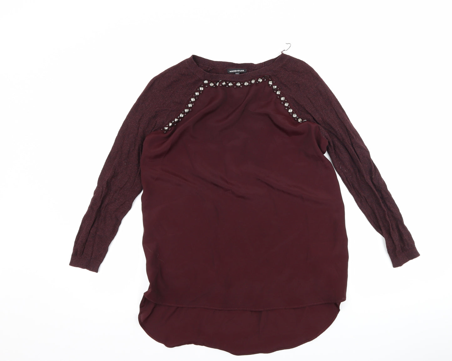 Warehouse Womens Purple   Pullover Jumper Size 10