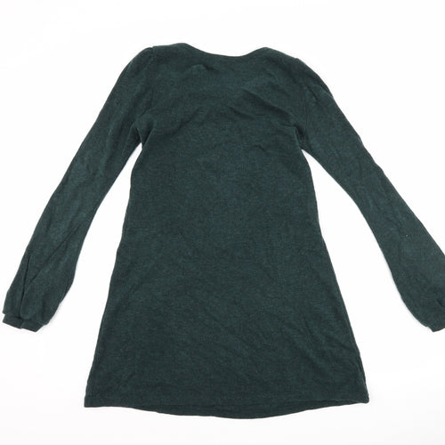 Yumi Womens Green   Jumper Dress  Size S