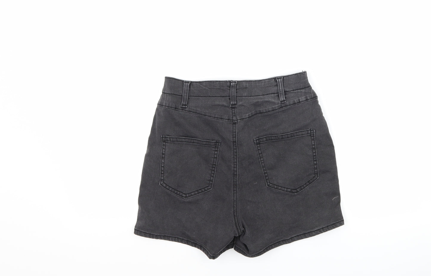 denim co Womens Grey  Denim Hot Pants Shorts Size 10