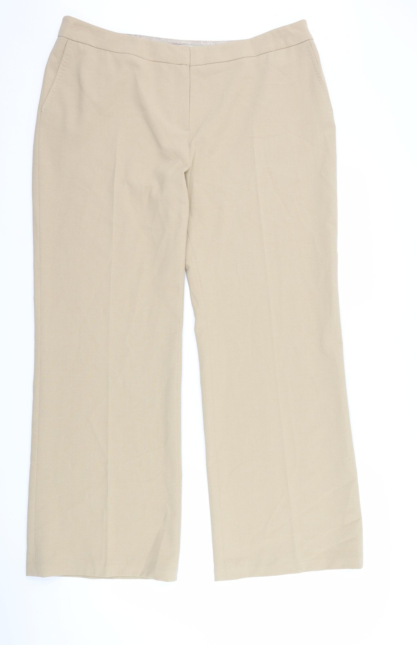 Debenhams Womens Brown   Trousers  Size 16 L29 in