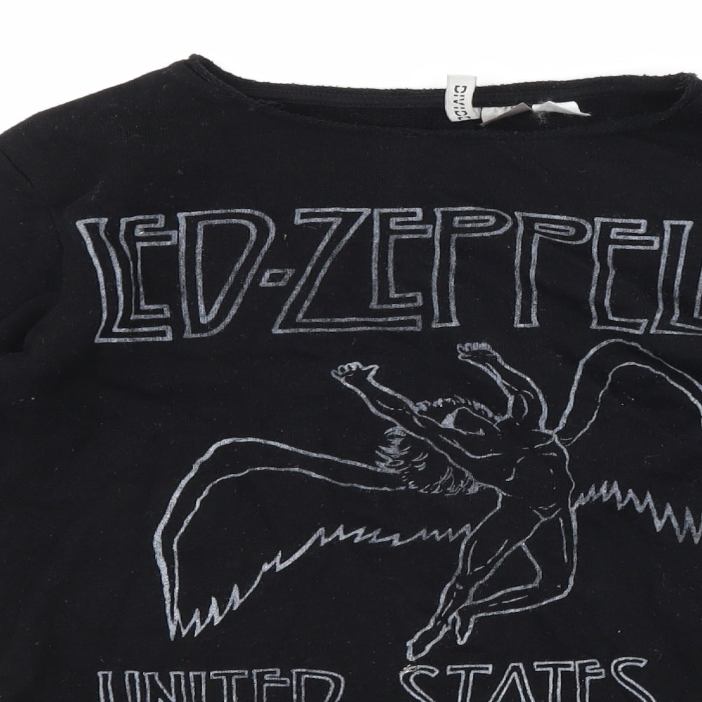 H&M Womens Black   Pullover Sweatshirt Size XS  - Led Zeppelin