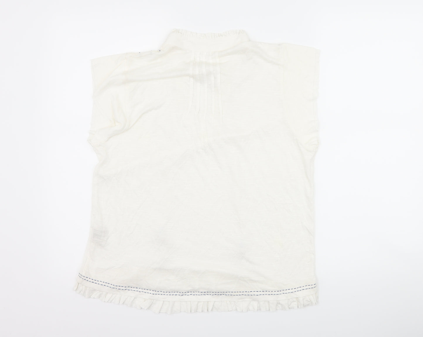 Lost Stock Womens White   Basic T-Shirt Size M