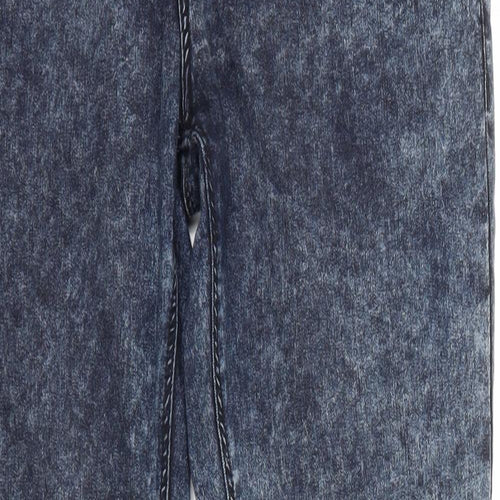 Topshop Womens Blue  Denim Skinny Jeans Size 34 L32 in - Acid wash
