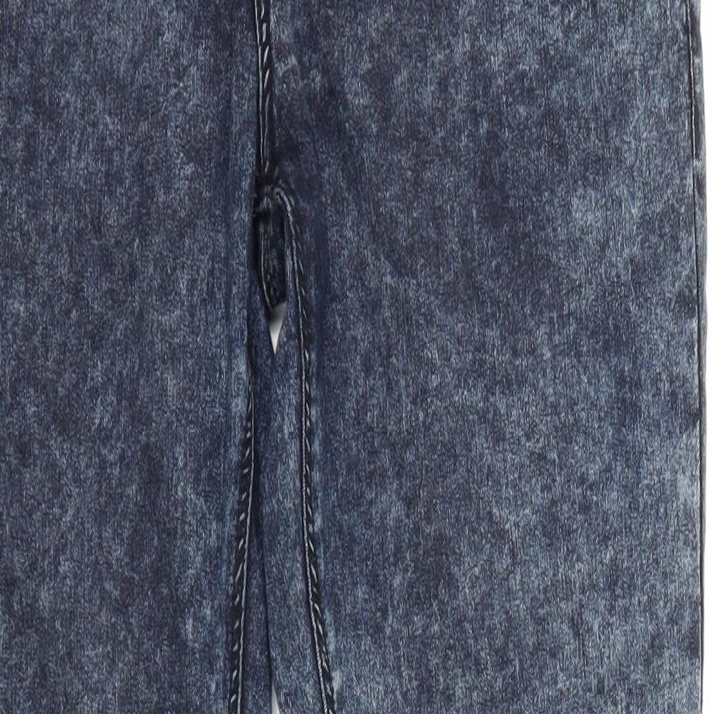 Topshop Womens Blue  Denim Skinny Jeans Size 34 L32 in - Acid wash