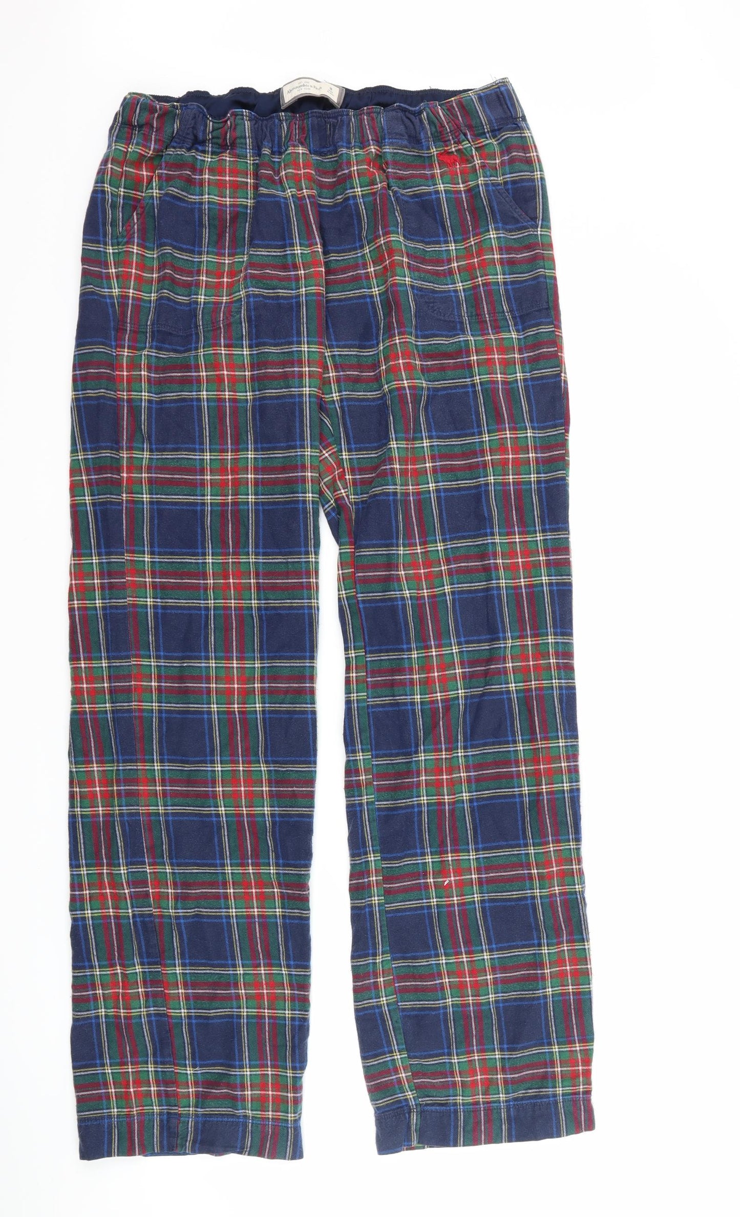 Abercrombie & Fitch Mens Blue Check   Pyjama Pants Size M