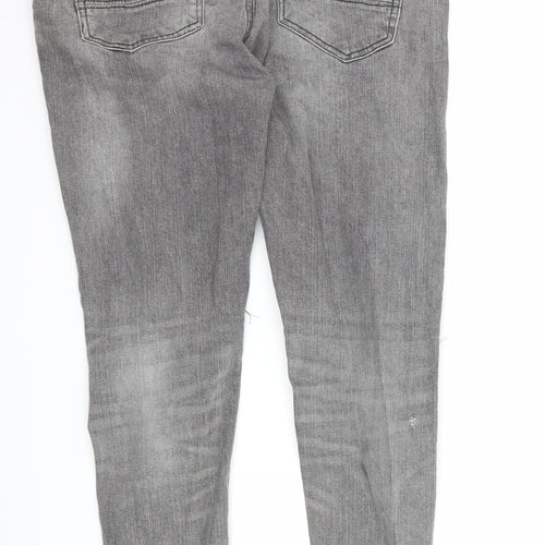 Zara Mens Grey  Denim Skinny Jeans Size 34 L30 in