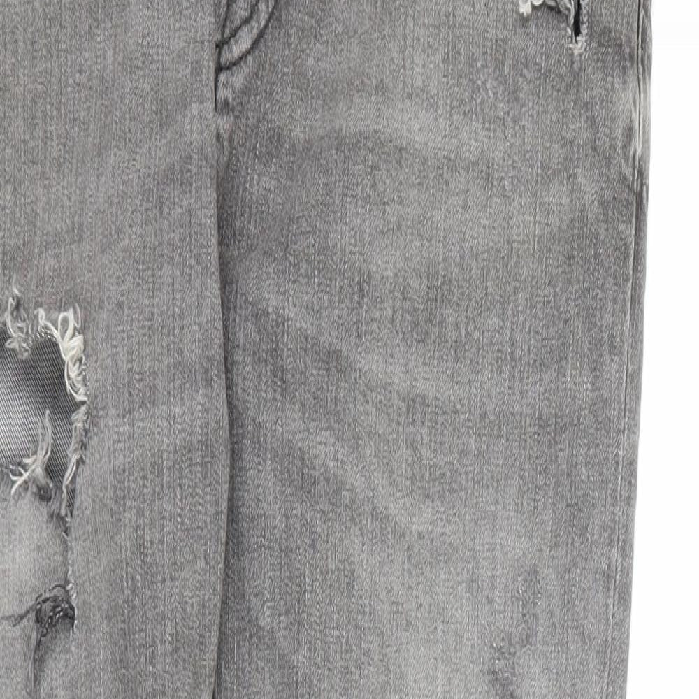 Zara Mens Grey  Denim Skinny Jeans Size 34 L30 in