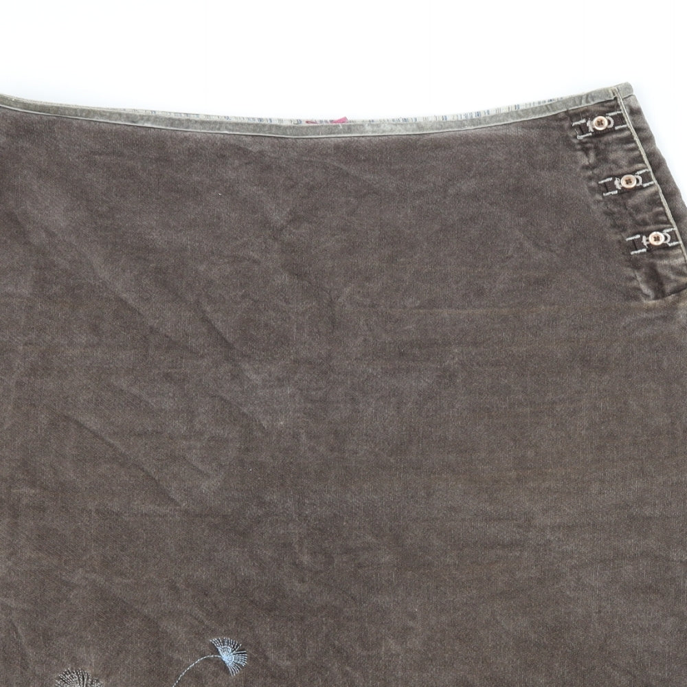 White Stuff Womens Brown   Straight & Pencil Skirt Size 14