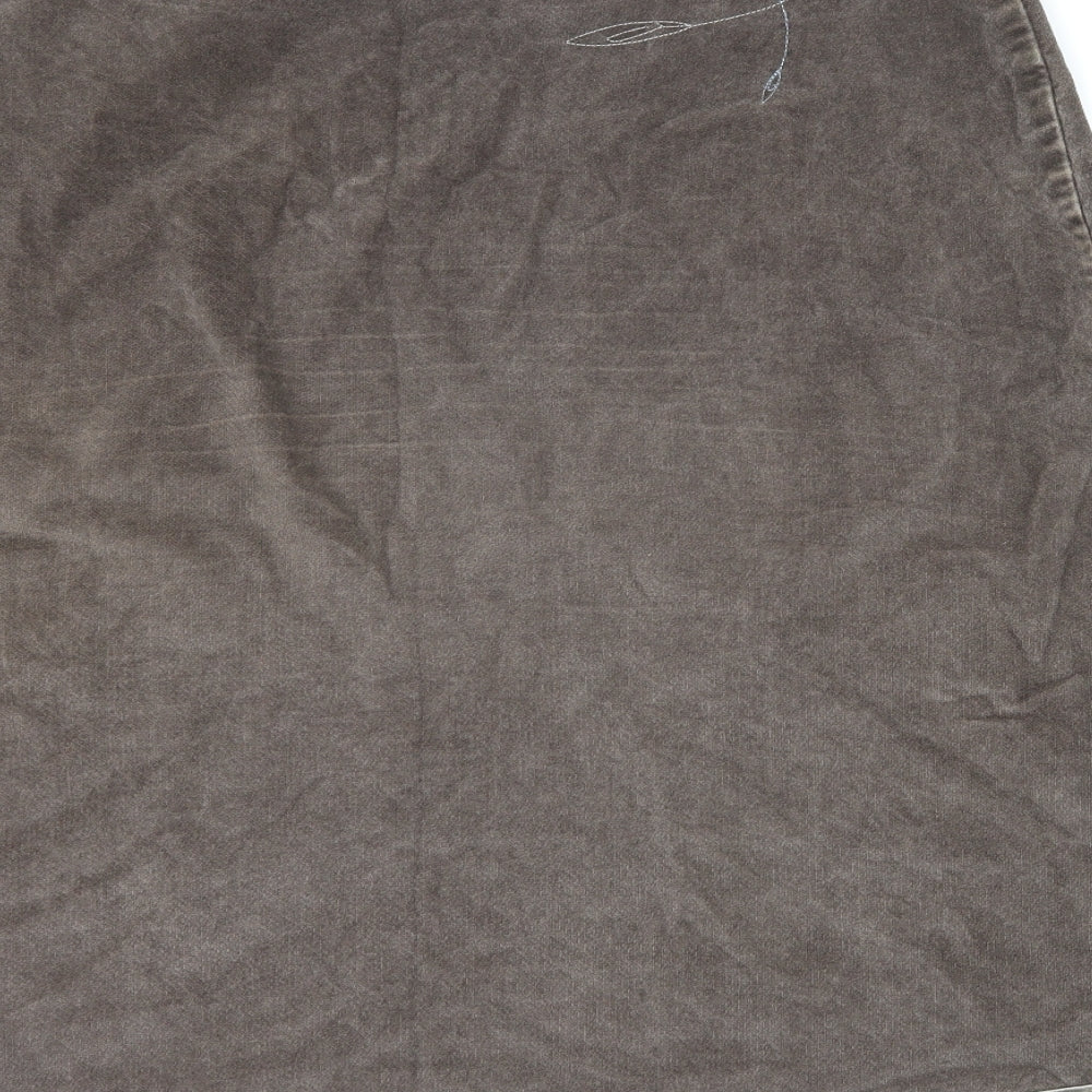White Stuff Womens Brown   Straight & Pencil Skirt Size 14
