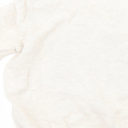 H&M Girls Beige   Pullover Jumper Size 2 Years  - penguin