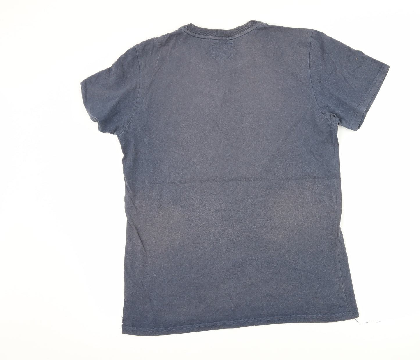 H&M Boys Blue   Basic T-Shirt Size 16 Years  - graphic
