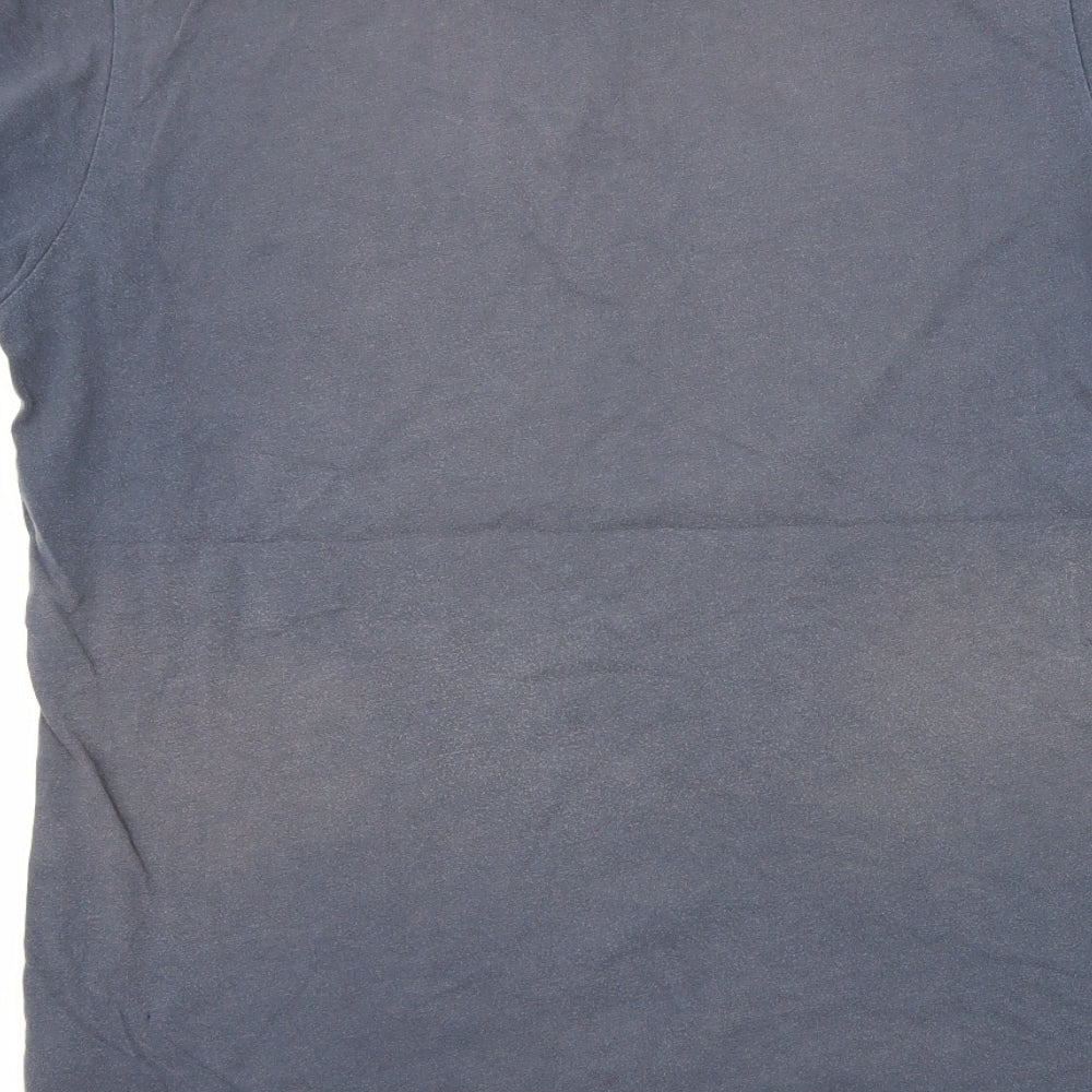 H&M Boys Blue   Basic T-Shirt Size 16 Years  - graphic