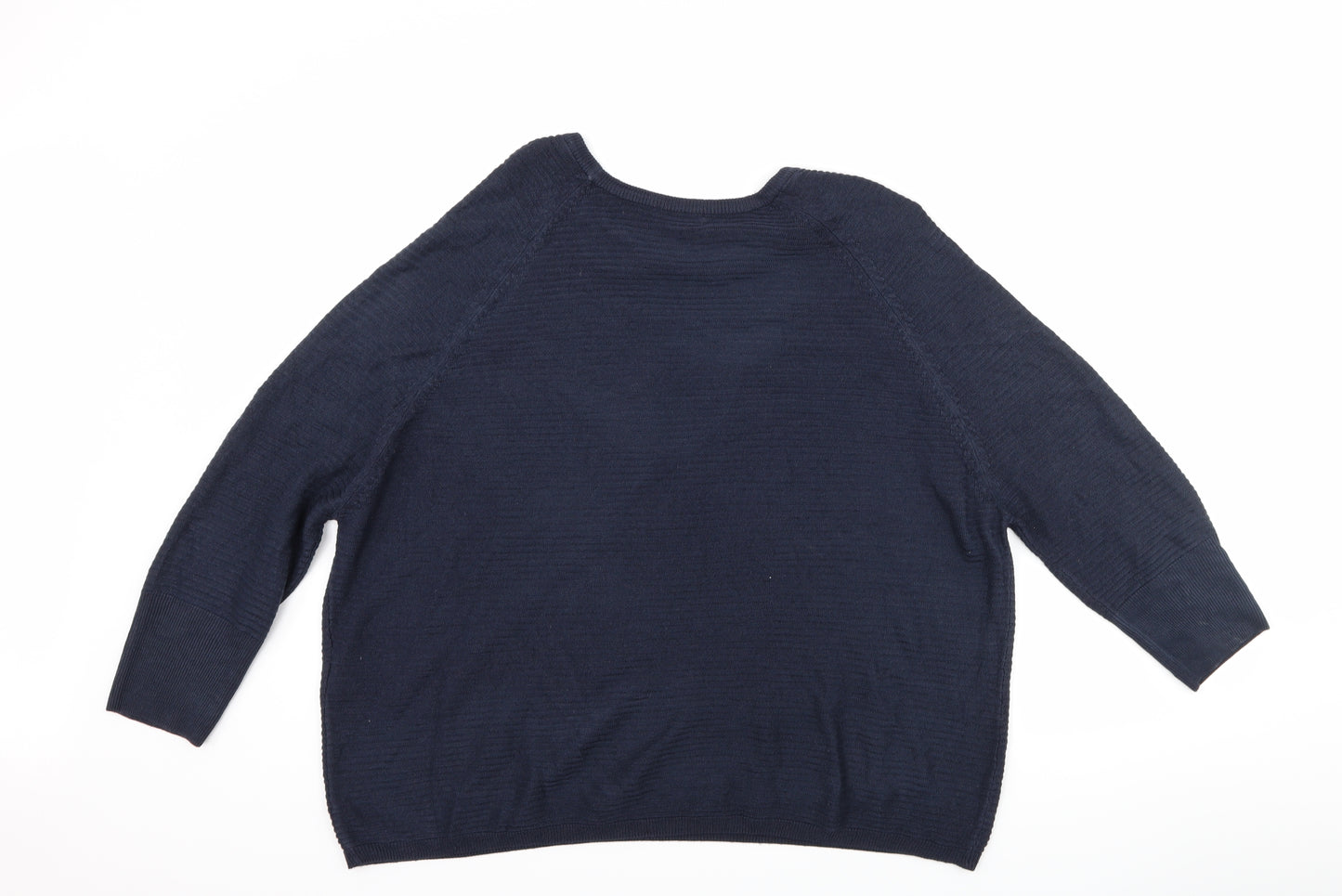 Jaqueline deYong Womens Blue   Pullover Jumper Size M