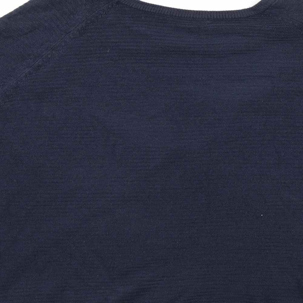 Jaqueline deYong Womens Blue   Pullover Jumper Size M