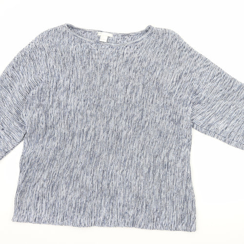H&M Womens Blue   Pullover Jumper Size S