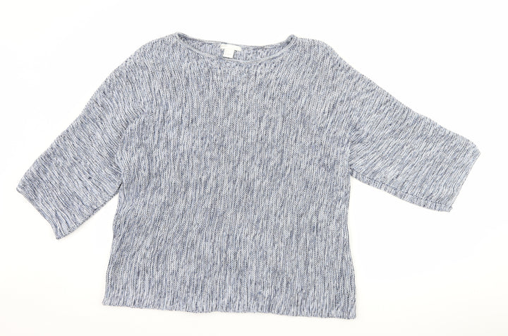 H&M Womens Blue Pullover Jumper Size S