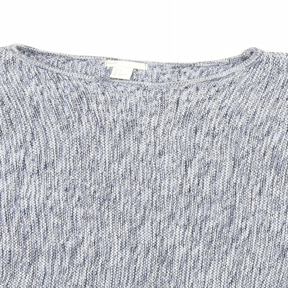 H&M Womens Blue   Pullover Jumper Size S