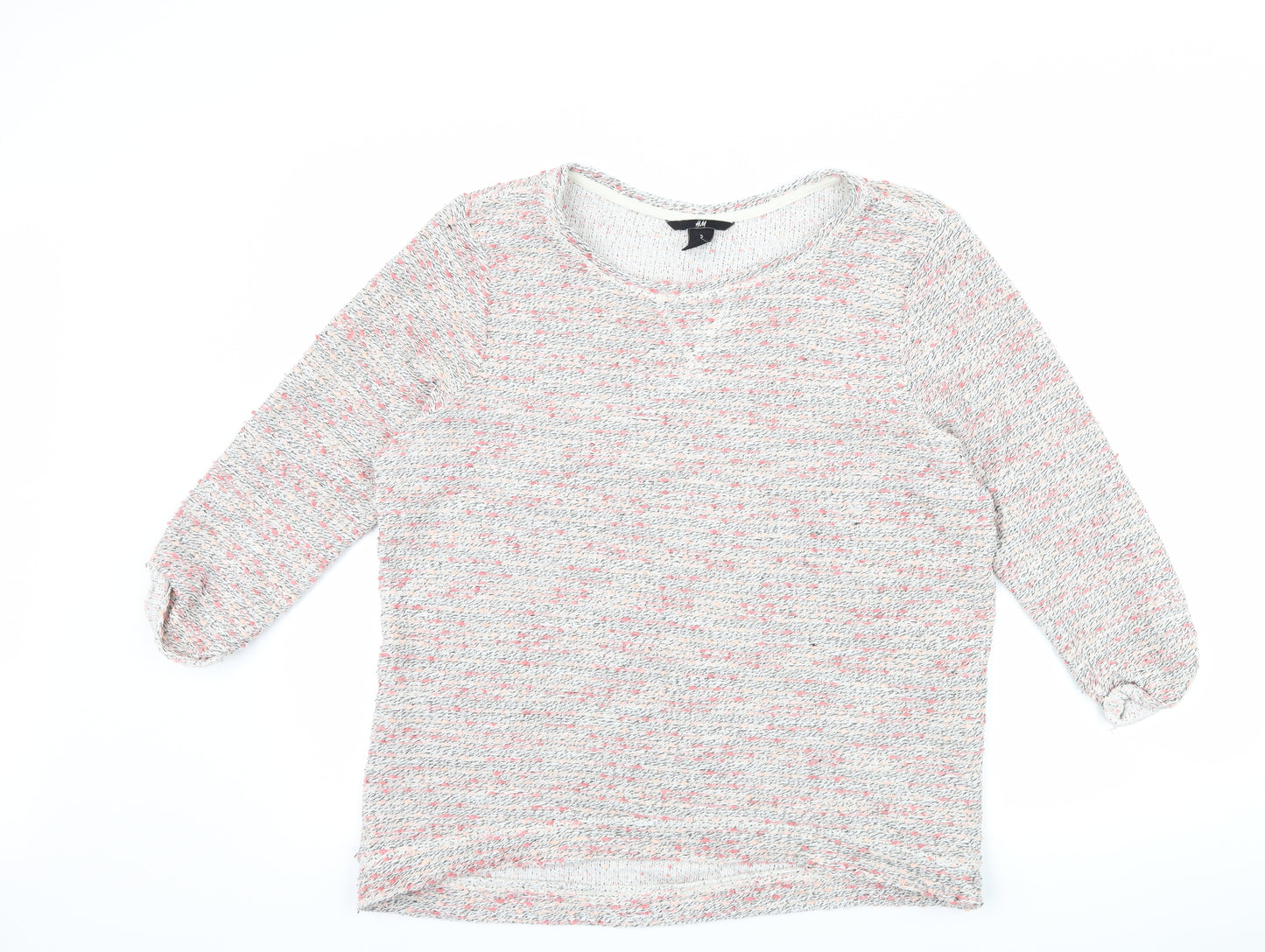 H&M Womens Pink   Pullover Jumper Size M