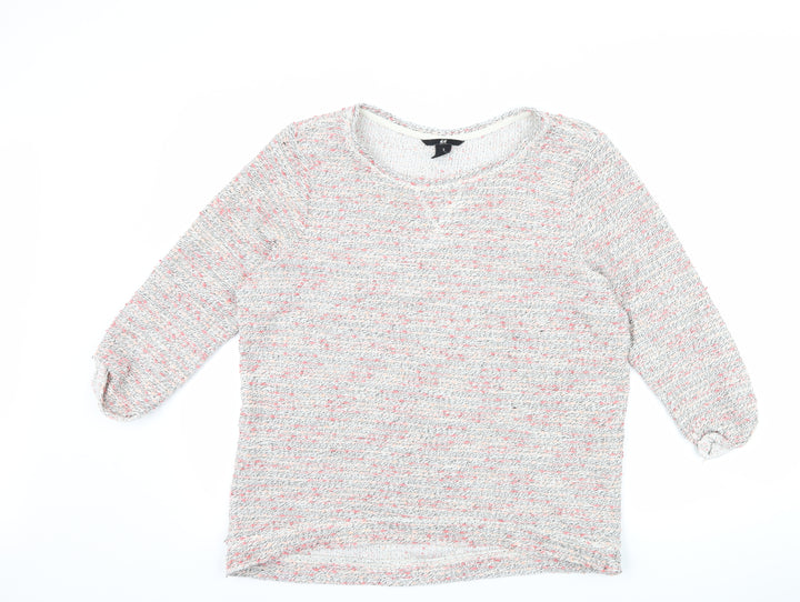 H&M Womens Pink   Pullover Jumper Size M