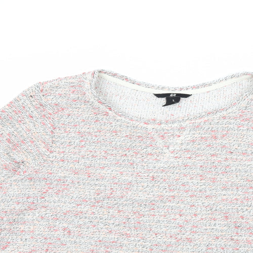 H&M Womens Pink   Pullover Jumper Size M