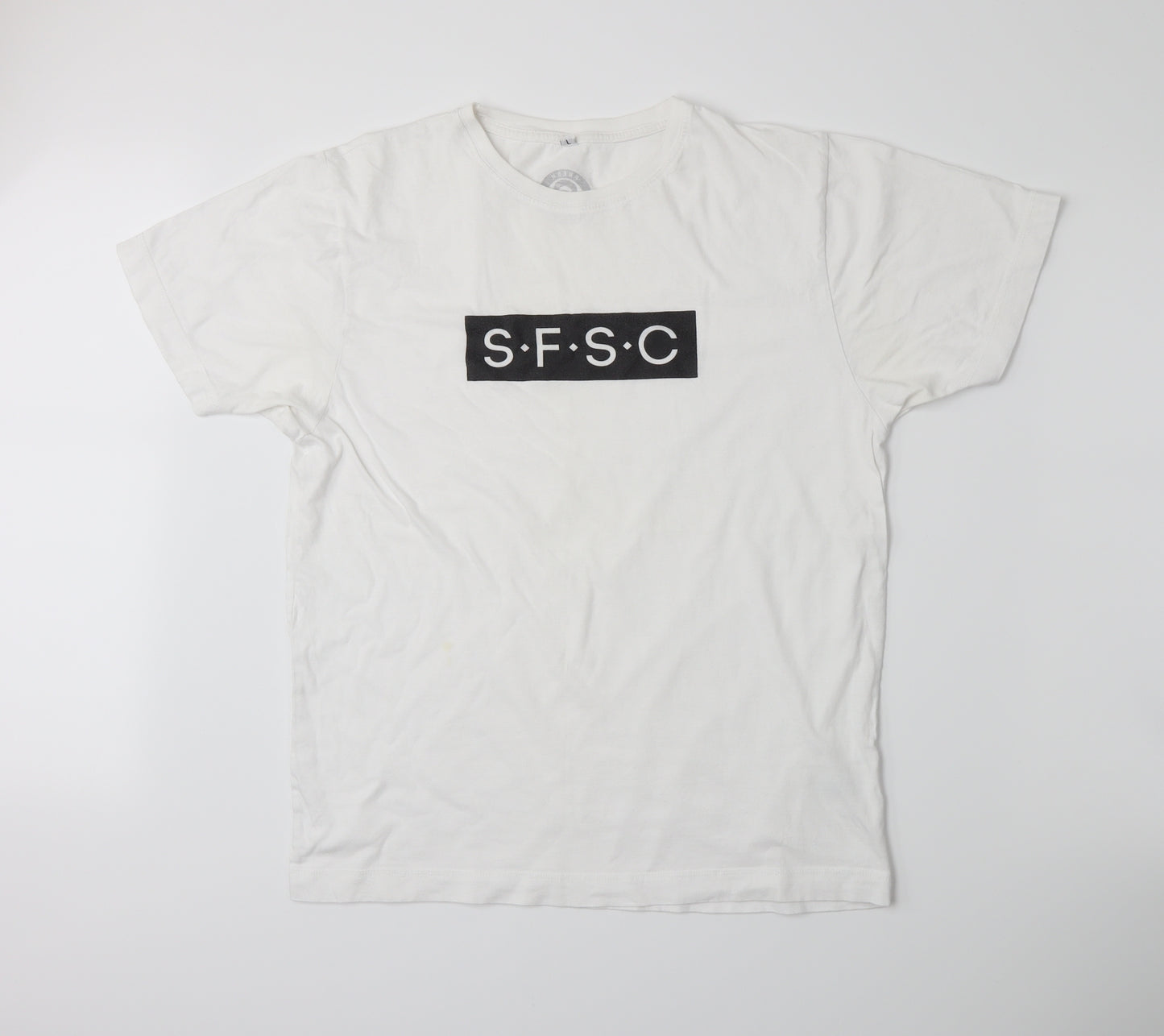 Continental Womens White   Basic T-Shirt Size L